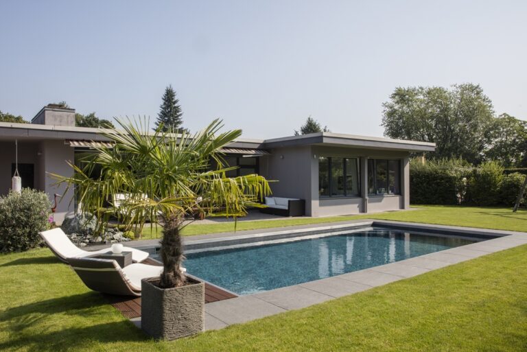 Swimmingpool/Outdoorpool Folienbecken mit Ecktreppe